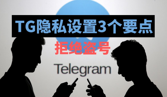 Telegram防盗三要点，隐私设置教程